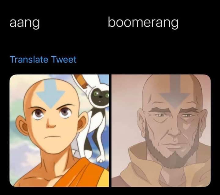 Avatar: The Last Airbender - aang boomerang Translate Tweet