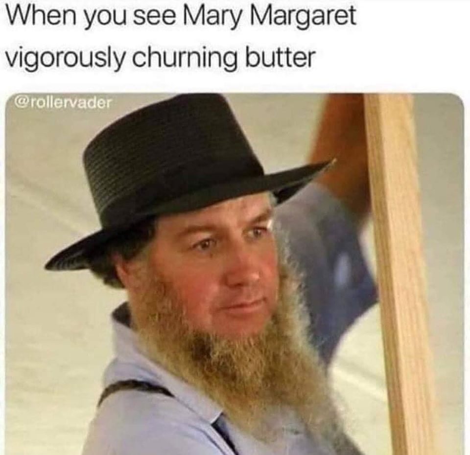 mary margaret churning butter - When you see Mary Margaret vigorously churning butter