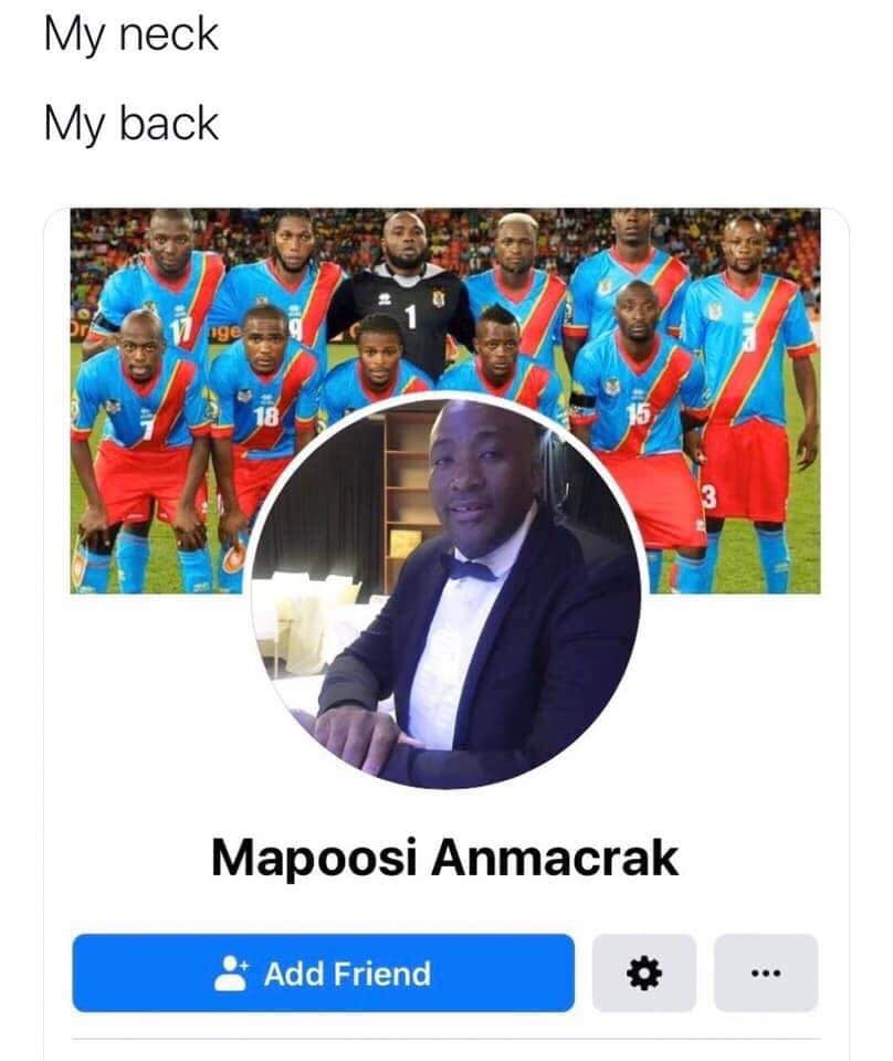 human behavior - My neck My back ige Mapoosi Anmacrak & Add Friend