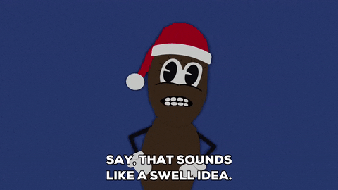 talking poop gif - Do Say, That Sounds A Swell Idea.