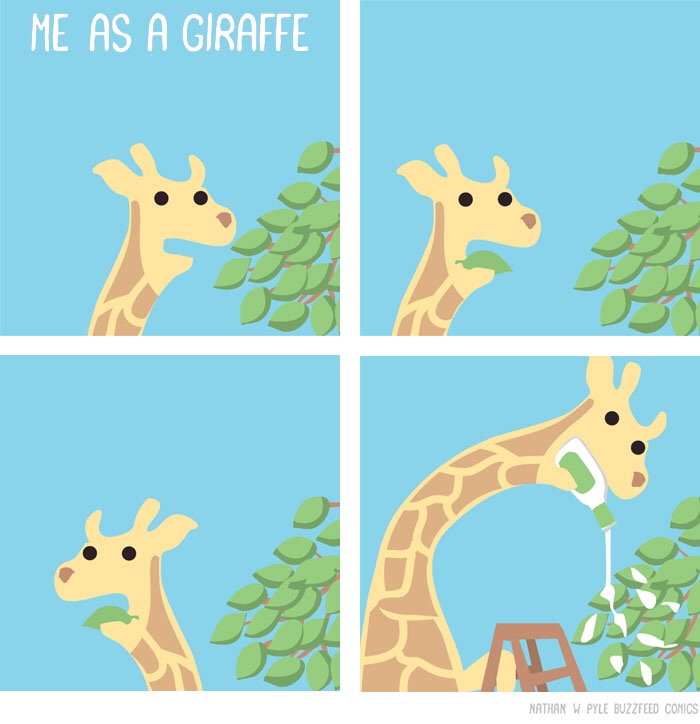 nathan pyle - Me As A Giraffe Nathan W Pyle Buzzfeed Comics