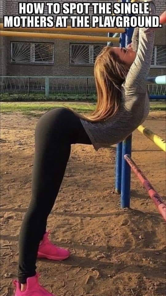 #leggings twitter - How To Spot The Single Mothers At The Playground.