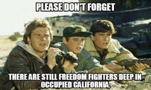 charlie sheen red dawn - Please Dont Forget There Are Still Freedom Fighters Deep In Occupied California