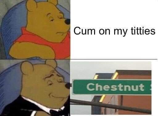 reddit band memes - Cum on my titties Chestnut