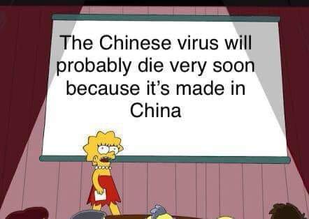 furry showtime meme - The Chinese virus will probably die very soon because it's made in China