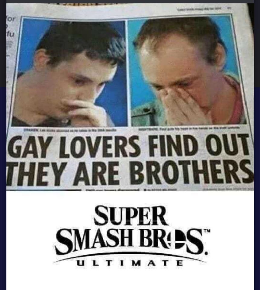 poster - Gay Lovers Find Out They Are Brothers Super Smash Bros Ultimate