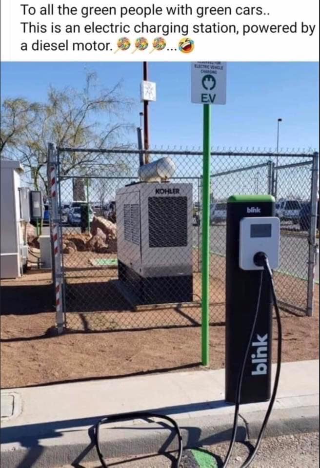 blink station diesel - To all the green people with green cars.. This is an electric charging station, powered by a diesel motor. ... Ev Aslui blink