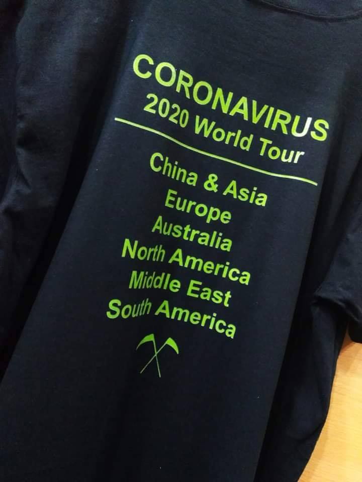 Coronavirus 2020 World Tour China & Asia Europe Australia North America Middle East South Americ