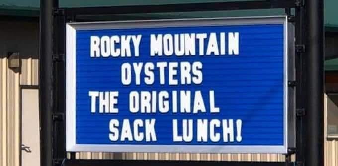 display device - Rocky Mountain Oysters The Original Sack Lunchi