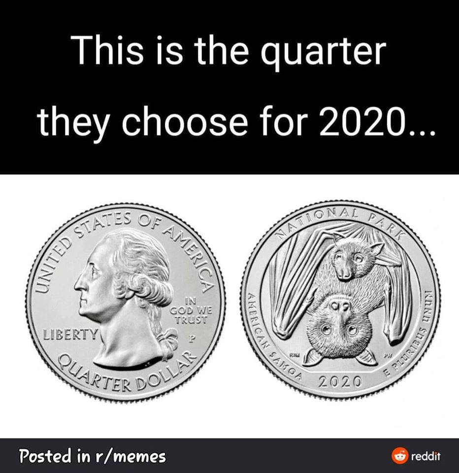 coin - This is the quarter they choose for 2020... Onal Park Natic Americ In God We Trust Americ Ni She Rican Sa Irerty Quarter Amoa E Plurib Eter Dolls 2020 Posted in rmemes reddit