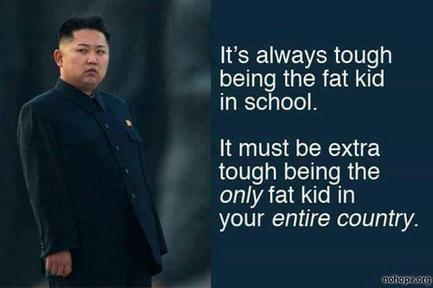gentleman - It's always tough being the fat kid in school. It must be extra tough being the only fat kid in your entire country. nohope.org
