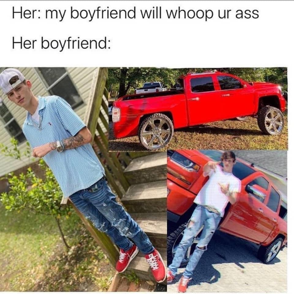 car - Her my boyfriend will whoop ur ass Her boyfriend