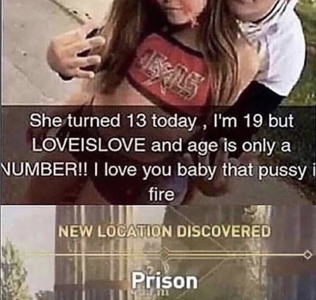 she turned 13 today i m 19 - Tenis She turned 13 today, I'm 19 but Loveislove and age is only a Number!! I love you baby that pussy i fire New Location Discovered Prison om