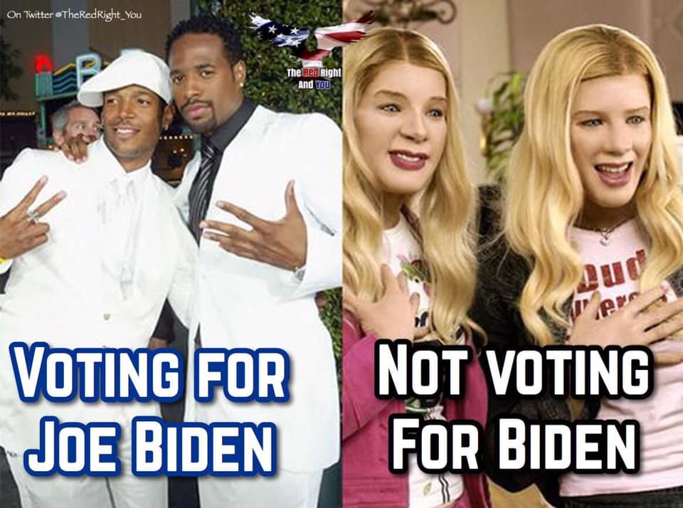 white chicks movie wayans brothers - Voting For Joe Biden Not Voting For Biden
