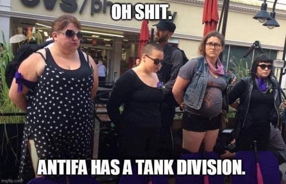 steel division meme - Oh Shit. Antifa Has A Tank Division. imgflip.com
