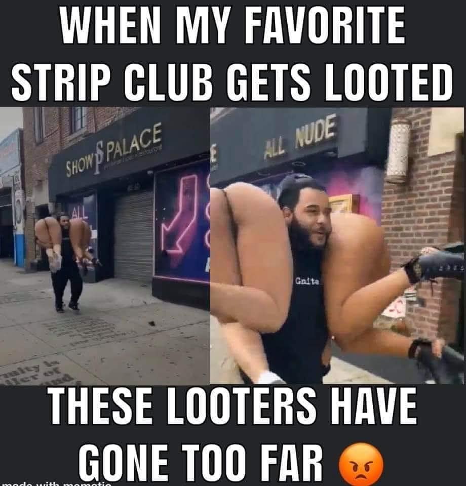 photo caption - When My Favorite Strip Club Gets Looted All Nude Show P Palace Galta These Looters Have Gone Too Faro modo with ama