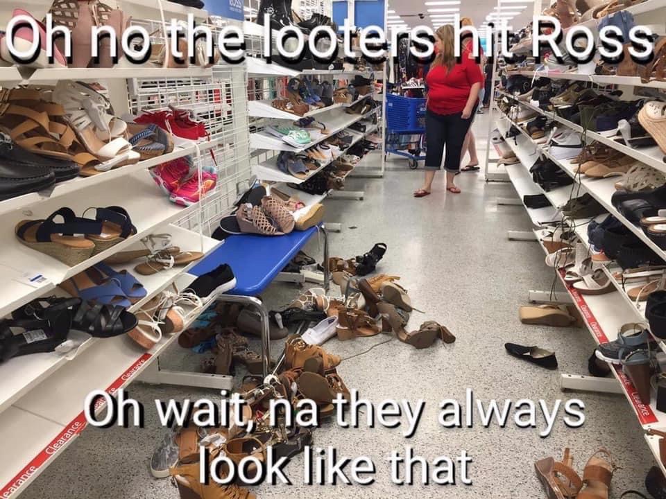 ross stores - Oh no the looters bir Ross No Quier Balance Oh wait, na they always look that Clearance earance