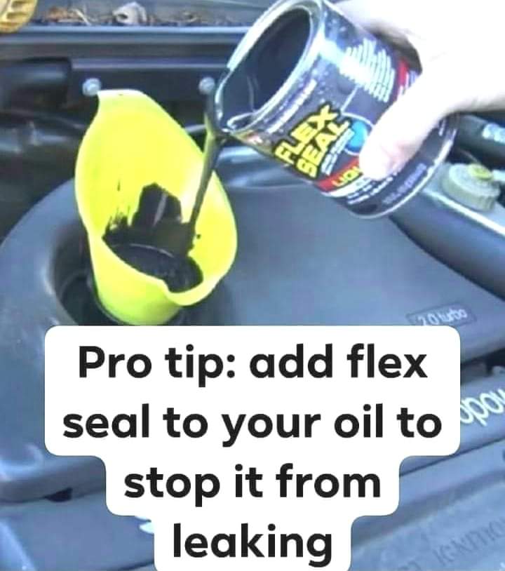 flex seal in engine - ang Seals ay Pro tip add flex seal to your oil to stop it from leaking Intro