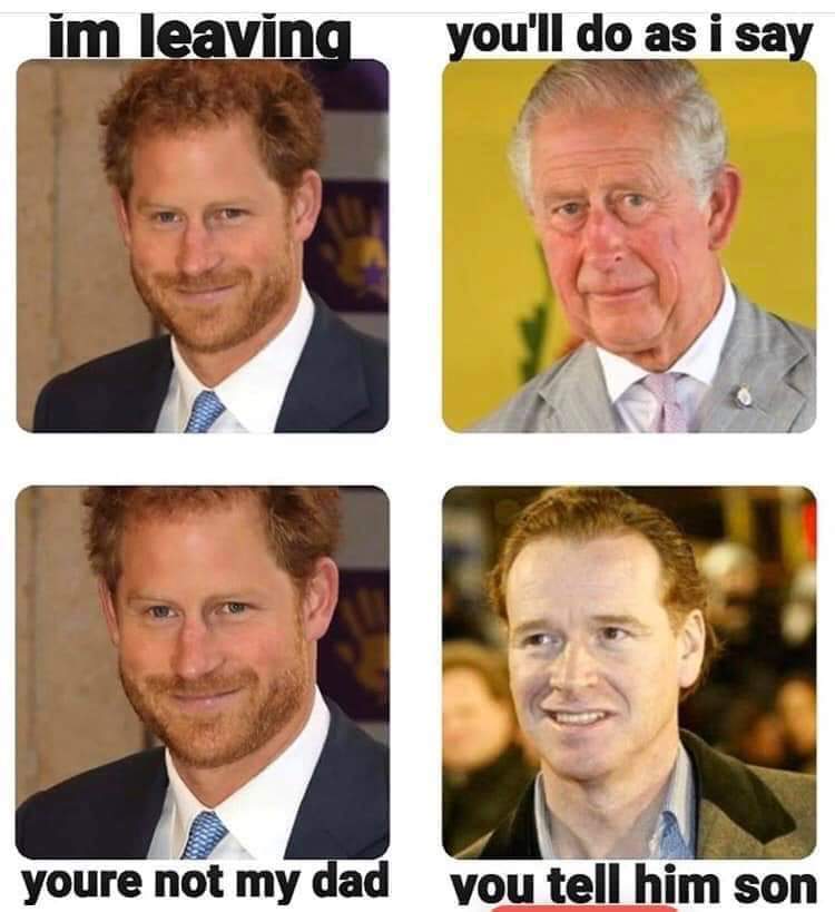 prince harry you re not my dad - im leaving you'll do as i say youre not my dad vou tell him son