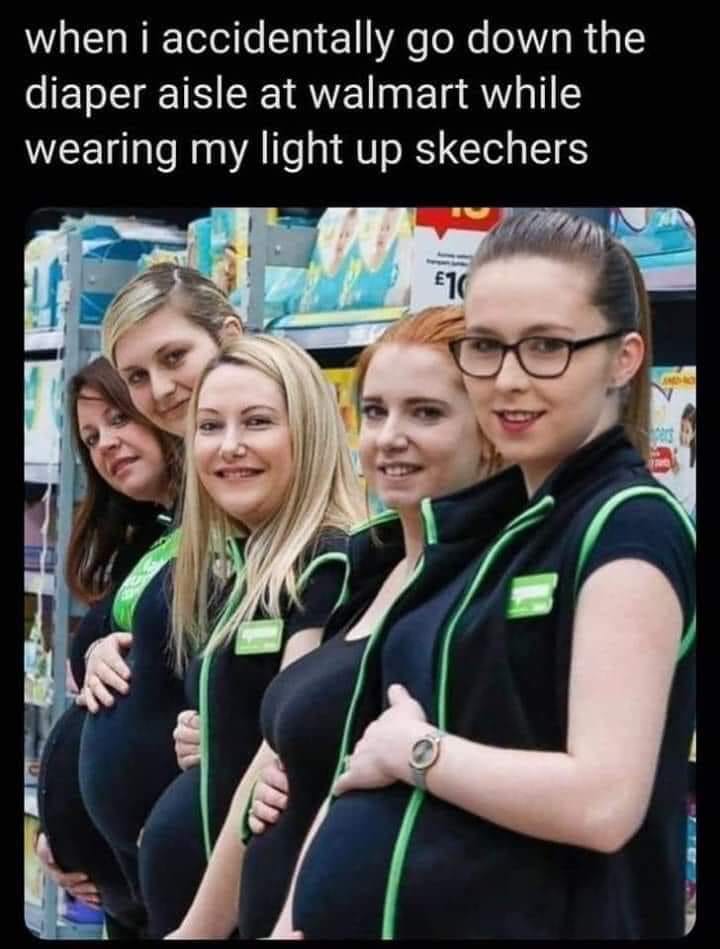 friendship - when i accidentally go down the diaper aisle at walmart while wearing my light up skechers 10 2015