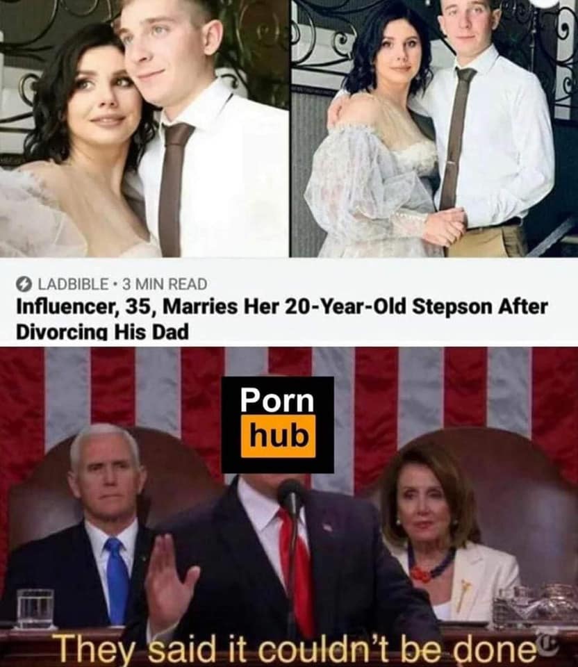 memes video 2020 - Ladbible. 3 Min Read Influencer, 35, Marries Her 20YearOld Stepson After Divorcing His Dad Porn hub They said it couldn't be done