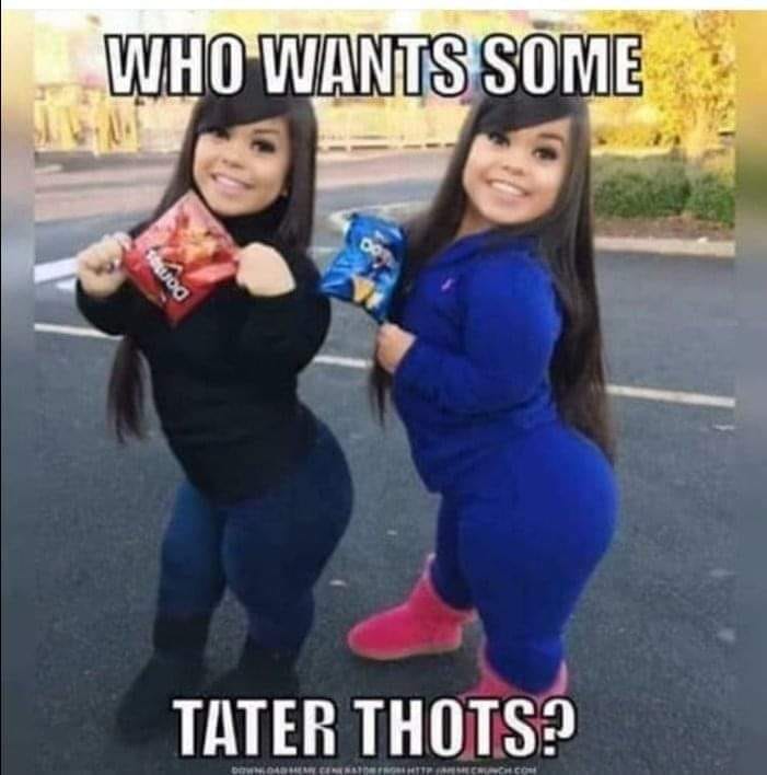 midget twins - Who Wants Some Domes Tater Thots? 2whendathese Chicco