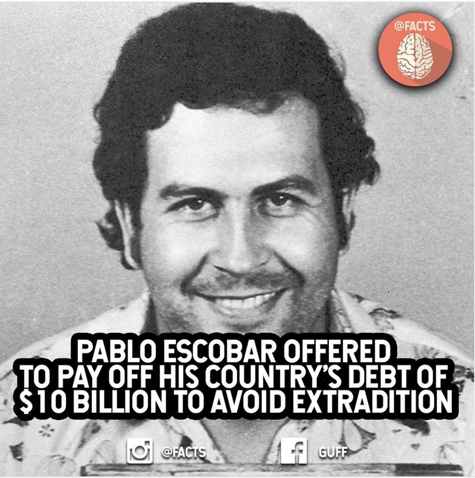 pablo escobar beard - Pablo Escobar Offered To Pay Off His Country'S Debt Of $10 Billion To Avoid Extradition Guff