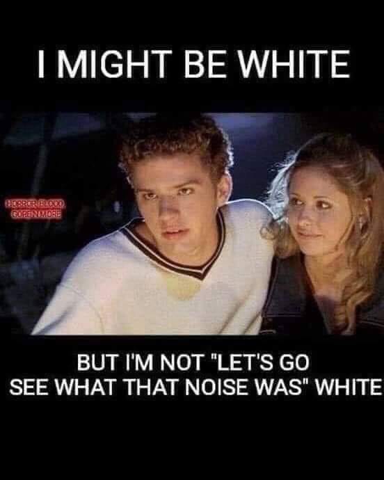 90s movies memes - I Might Be White Efinexiore But I'M Not "Let'S Go See What That Noise Was" White