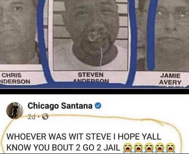 banknote - Chris Nderson Steven Anderson Jamie Avery Chicago Santana 2d. Whoever Was Wit Steve I Hope Yall Know You Bout 2 Go 2 Jail