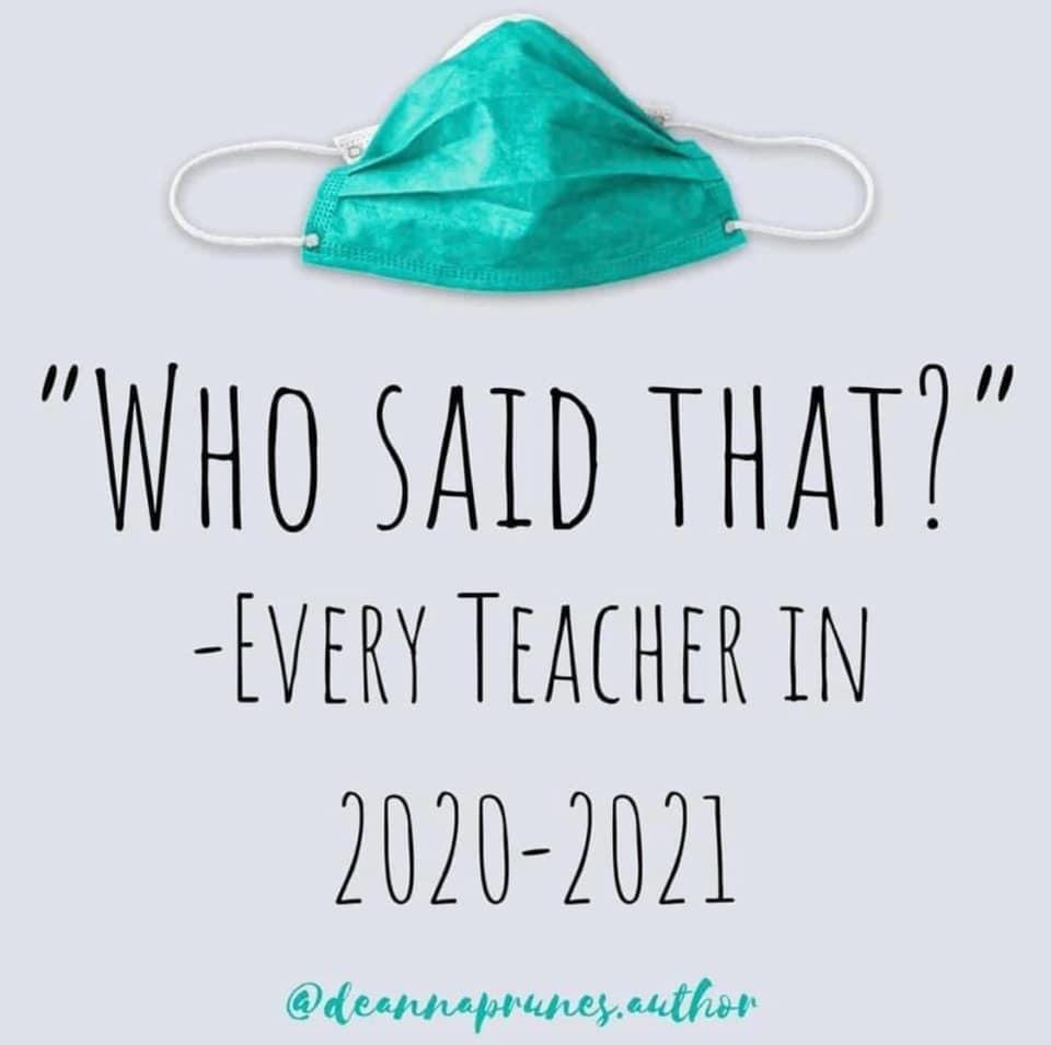 turquoise - "Who Said That?" Every Teacher In 20202021 .authors
