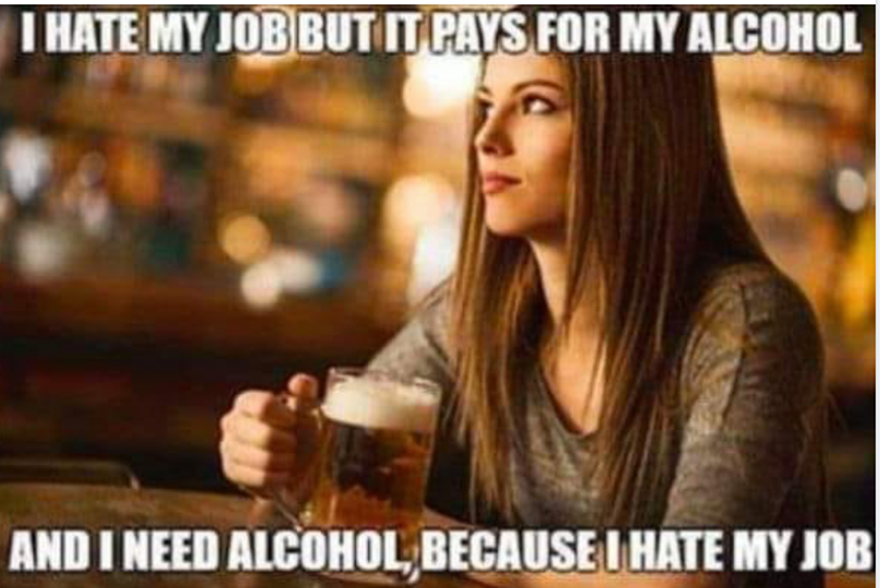 beer girl - I Hate My Job But It Pays For My Alcohol And I Need Alcohol, Because I Hate My Job