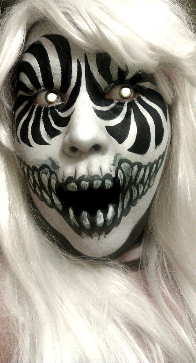 creepy scary halloween makeup - 200