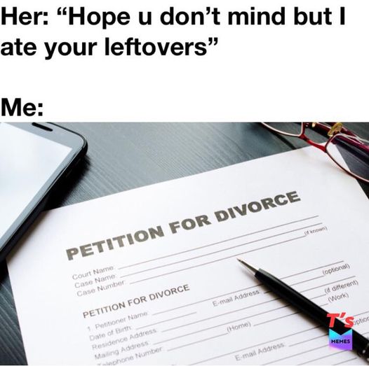 us military - Her "Hope u don't mind but I ate your leftovers Me Petition For Divorce optional Court Name Case Name Case Number different Work Email Address Optics Home Petition For Divorce 1 Petitioner Name Date of Birth Residence Address Mailing Address