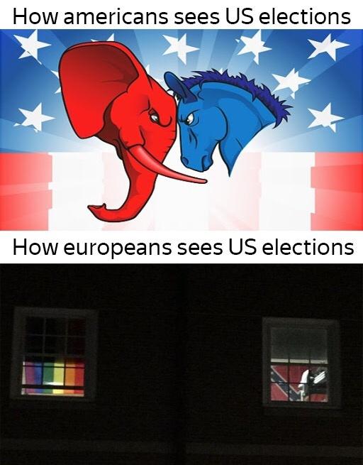 american politics - How americans sees Us elections How europeans sees Us elections