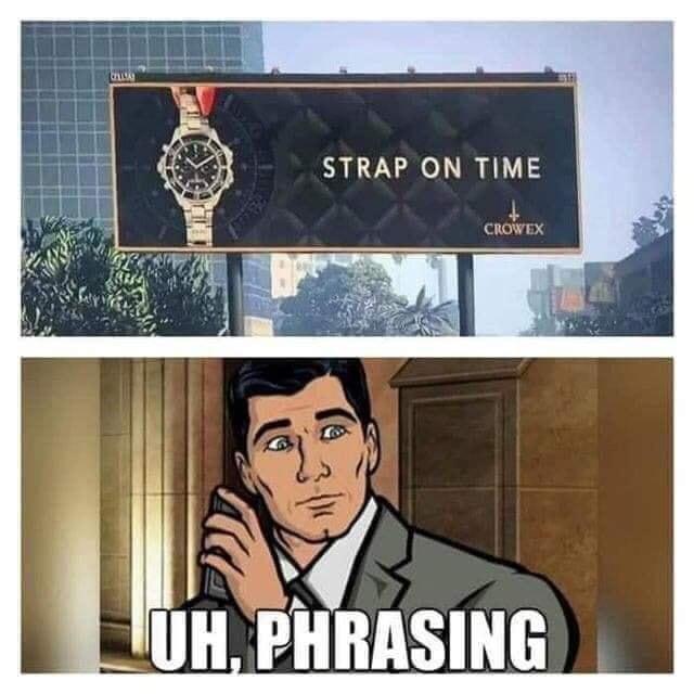 archer fx - Strap On Time Crowex Perle Uh, Phrasing