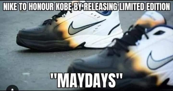 air monarch custom - Nike To Honour Kobe By Releasing Limited Edition "Maydays"