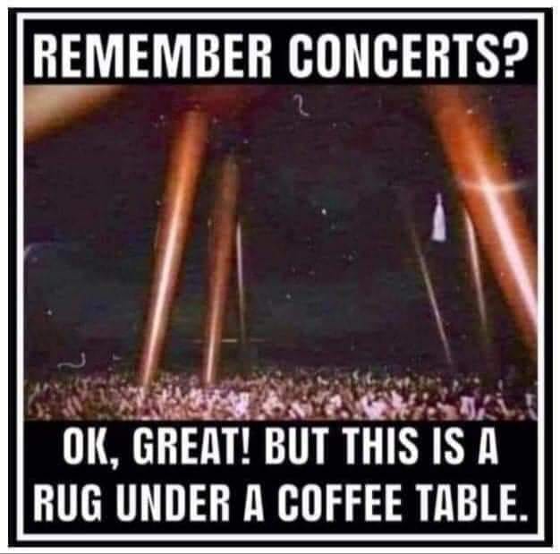 heat - Remember Concerts? Ok, Great! But This Is A Rug Under A Coffee Table.
