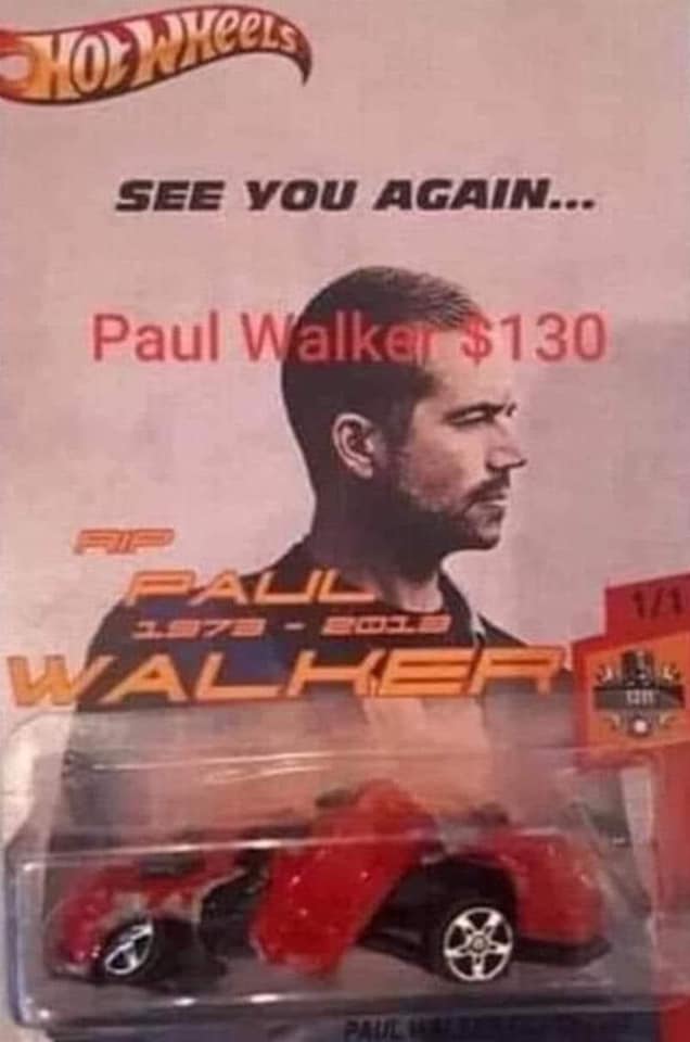 Paul Walker - See You Again... Paul Walker $130 Paul 297 20 Walhe Ut