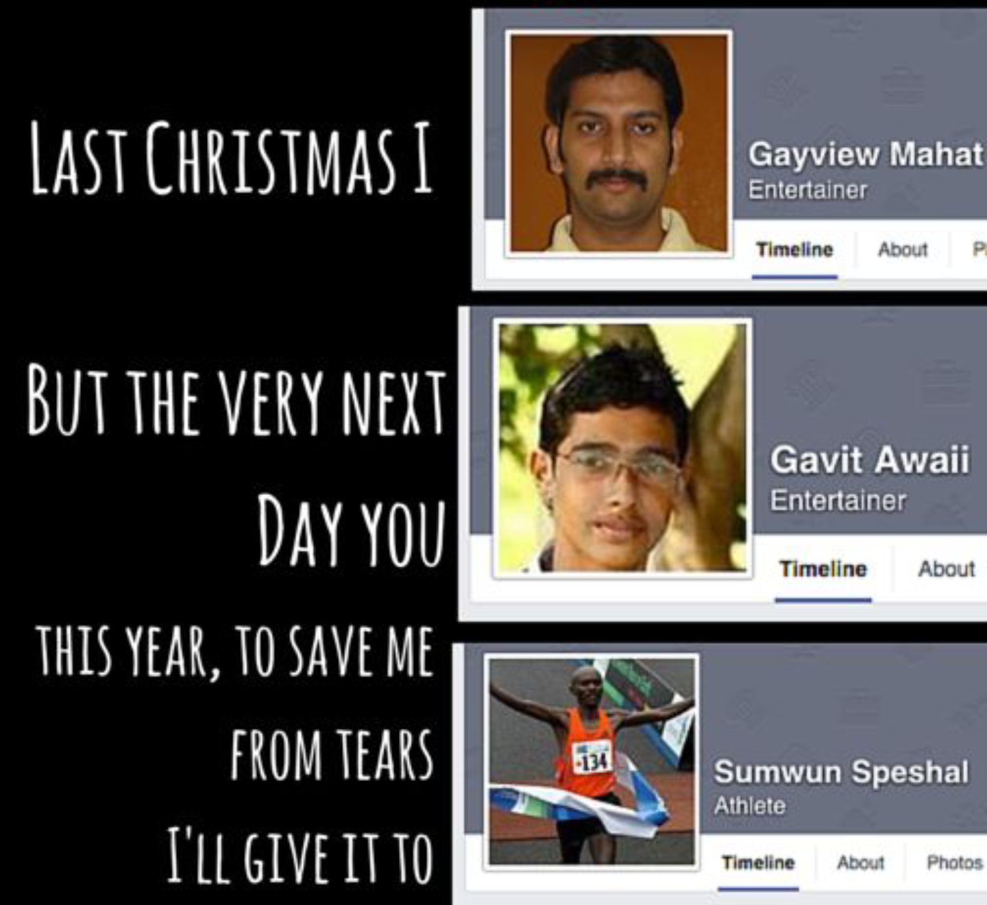 last christmas gayview mahaat - Last Christmas I Gayview Mahat Entertainer Timeline About But The Very Next Day You Gavit Awaii Entertainer Timeline About This Year, To Save Me From Tears I'Ll Give It To 104 Sumwun Speshal Athlete Timeline About Photos