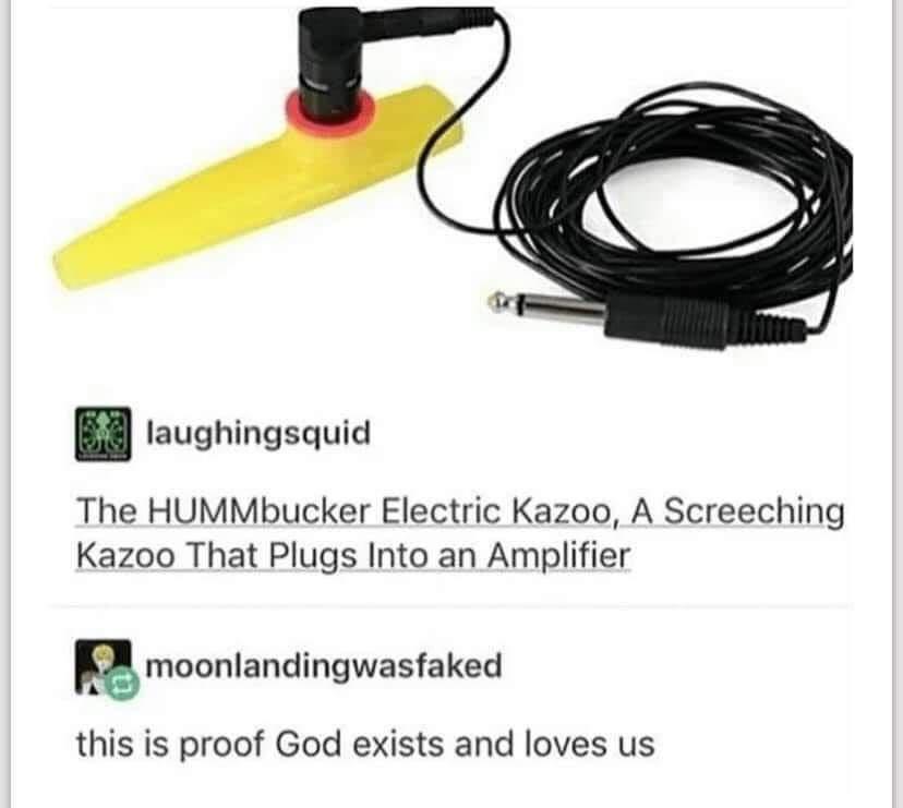 kazoo electric - laughingsquid The HUMMbucker Electric Kazoo, A Screeching Kazoo That Plugs Into an Amplifier moonlandingwasfaked this is proof God exists and loves us