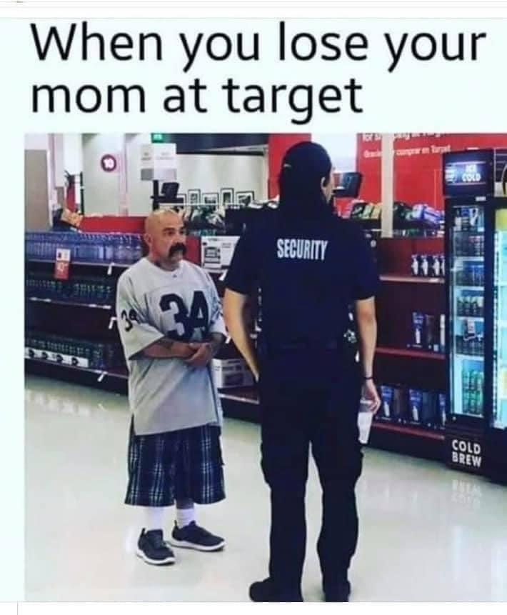 When you lose your mom at target arebrat Cod Security Cold Brew