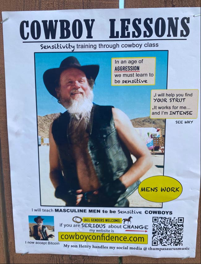 funny memes - randoms - poster - Cowboy Lessons Sensitivity training through cowboy class In an age of Aggression we must learn to be sensitive . will help you find Your Strut It works for me... and I'm Intense See Why Mens Work I will teach Masculine Men