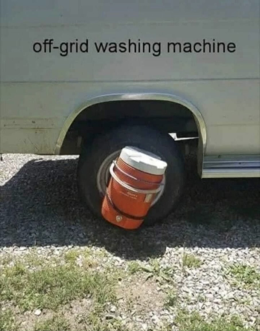redneck engineering - offgrid washing machine