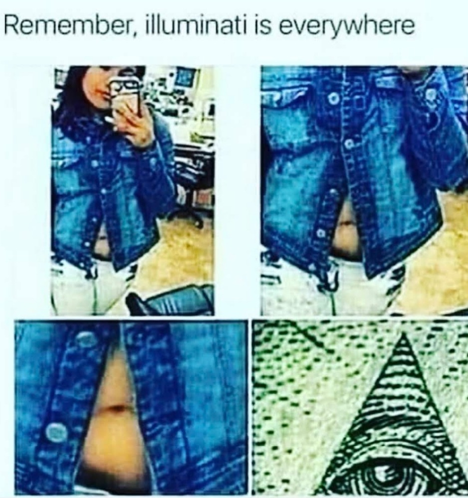 illuminati belly button - Remember, illuminati is everywhere