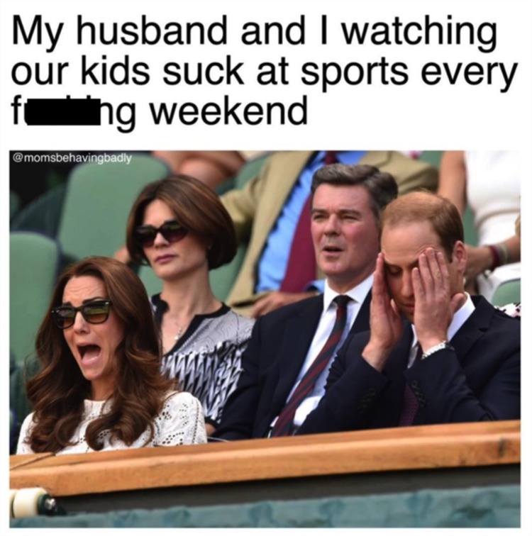 innovation quotes - My husband and I watching our kids suck at sports every fchg weekend