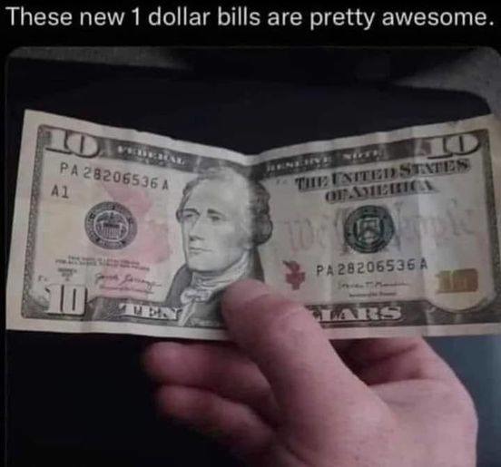 these new $1 bills are pretty awesome - These new 1 dollar bills are pretty awesome. Verebel PA28206536 A Al The Sited States Oxigen PA28206536A 0