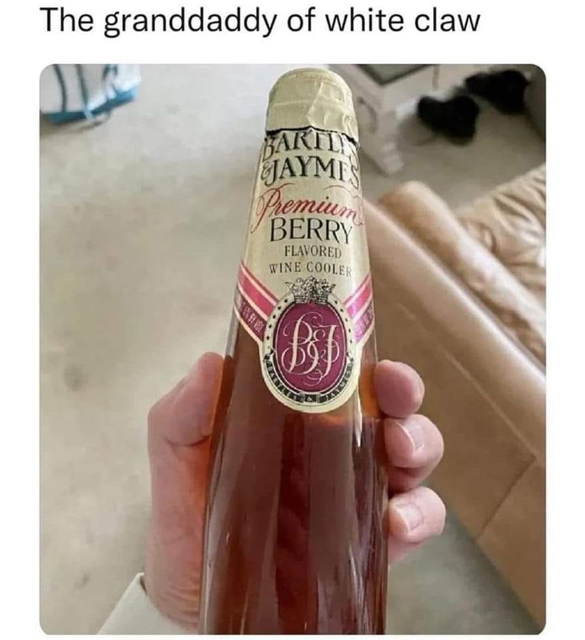 fun randoms - funny photos - liqueur - The granddaddy of white claw Kartin Jaymi Premium Berry Flavored Wine Cooler 351181 Bi