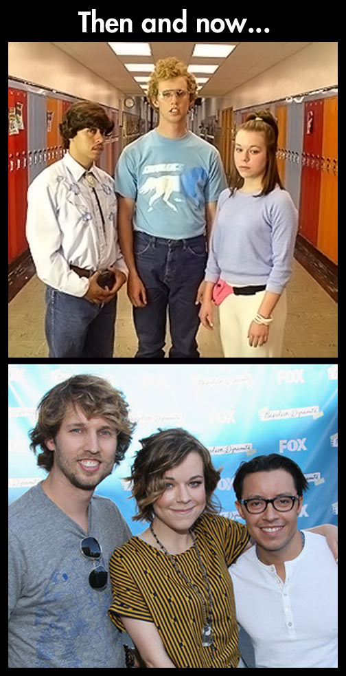 funny memes and random pics - napoleon dynamite then and now - Then and now... Fox S