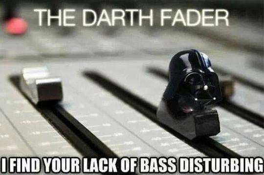 monday morning randomness - synth lord - The Darth Fader O Find Your Lack Of Bass Disturbing