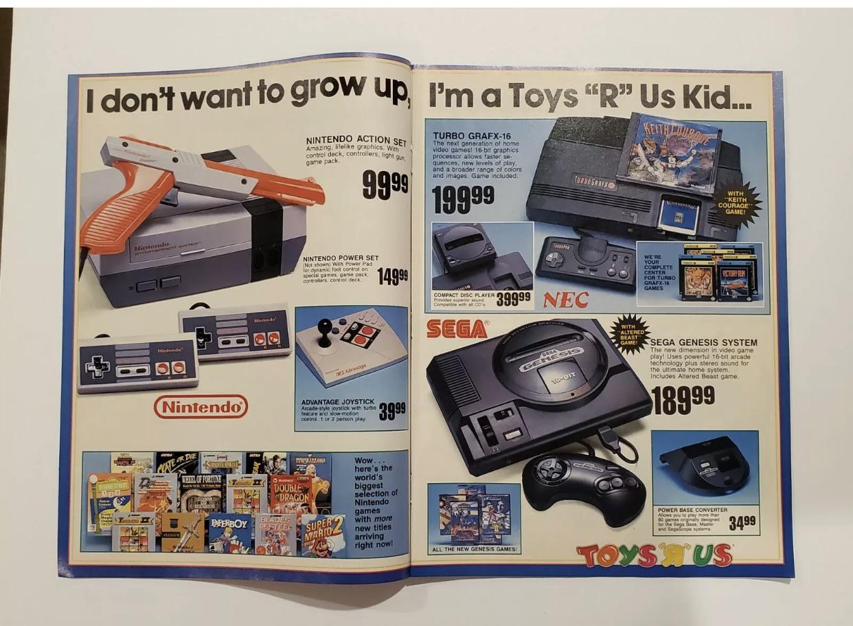 cool pics and funny memes - 1989 toys r us catalog - I don't want to grow up, I'm a Toys R Us Kid...